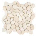 White - Shaved Pebble Tile