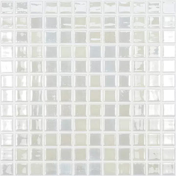 White, 1" x 1" | 093409M | Vidrepur Mosaic Glass Tile