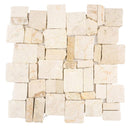 White - Flat Stone Pebble Tile