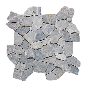Aberdeen Grey, Pebble Tile | Flat Stone | Natural Stone Mosaics