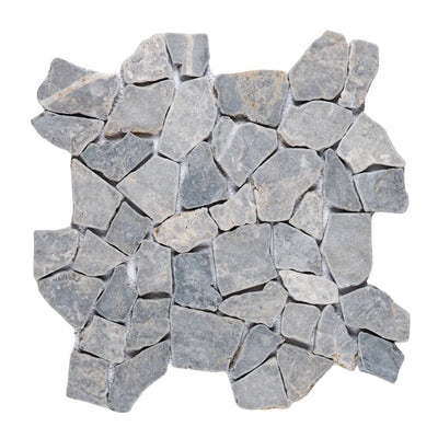 Aberdeen Grey, Pebble Tile | Flat Stone | Natural Stone Mosaics
