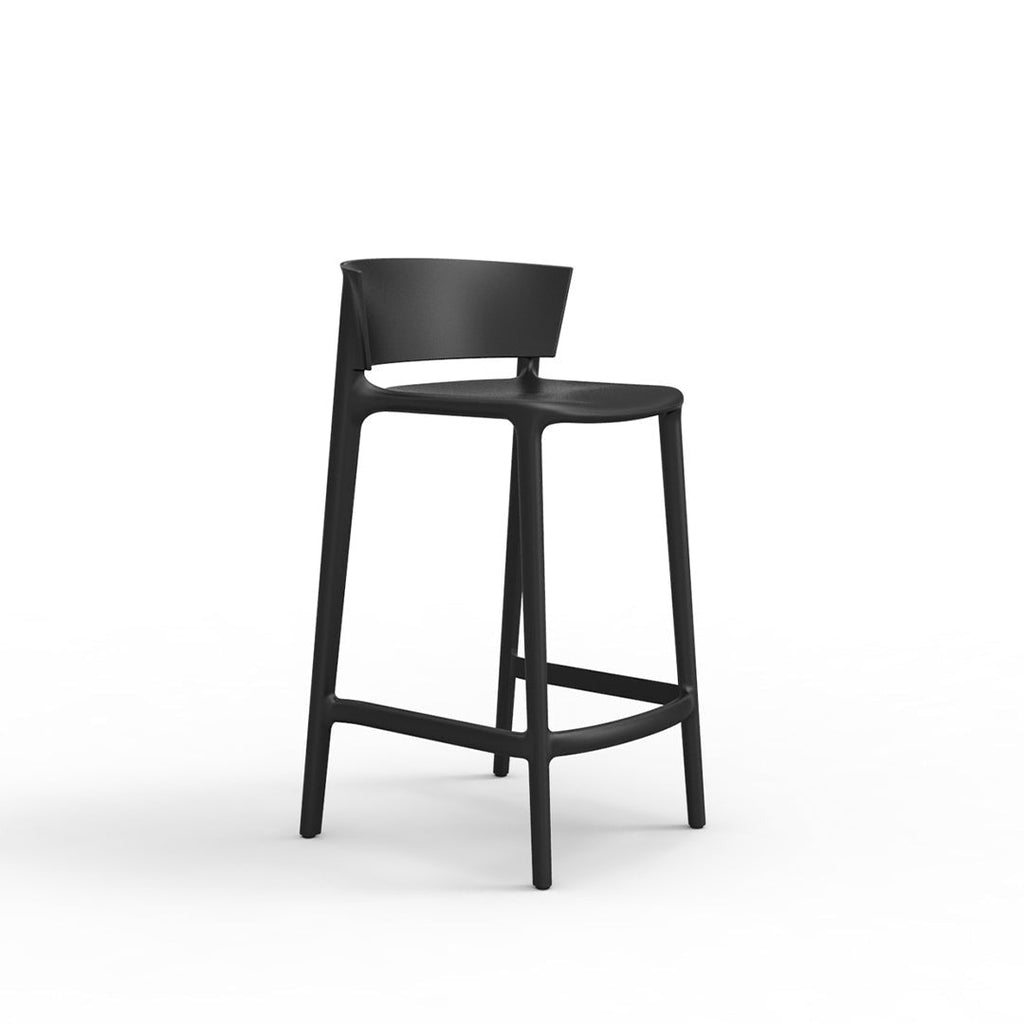 Africa Counter Stool by Vondom | Modern Patio Furniture - Black