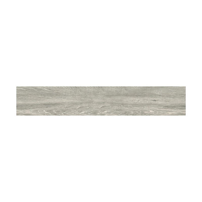 Agra Fort Gris, 8" x 48" | Porcelain Wood-Look Floor Tile