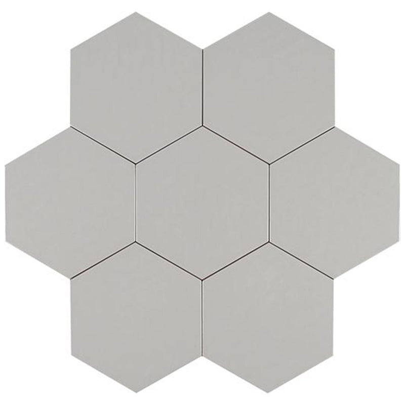 Albatross Pumice Hexagon Ceramic Tile