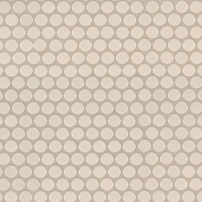 Almond, Penny Round Mosaic | Porcelain Tile by MSI | SMOT-PT-PENRD-ALM