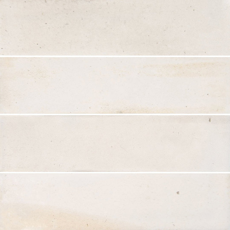 Antique White Field, 3" x 12" Porcelain Tile | Artistry in Mosaics