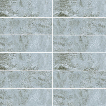 Aqua, 6" x 20" Pool Tile | ESTWAVEAQUA620 | Aquatica Porcelain Pool Tile