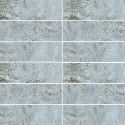 Aqua, 6" x 20" Pool Tile | ESTWAVEAQUA620 | Aquatica Porcelain Pool Tile