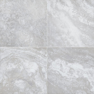 Argento Travertino, 24" x 24" | 2CM Porcelain Pool Paver by MSI