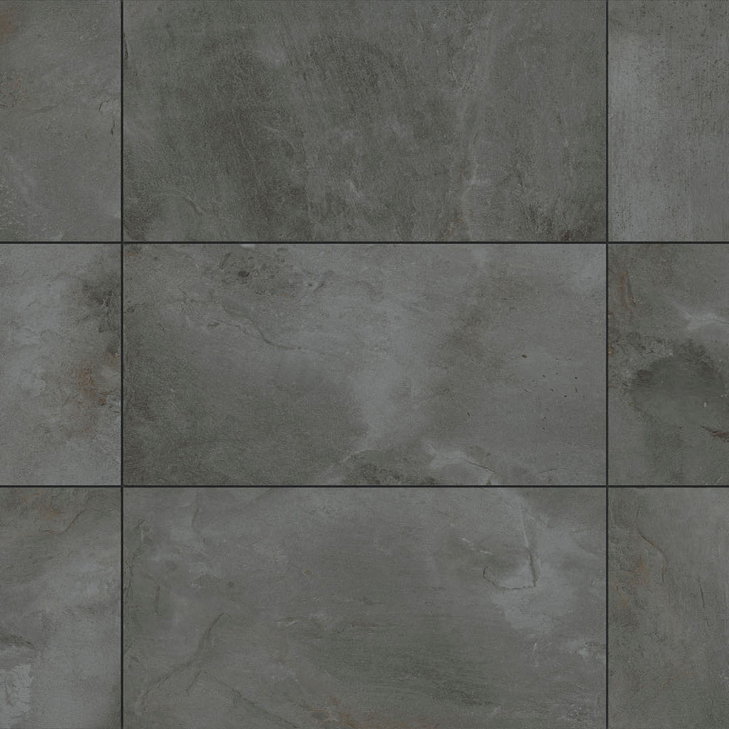 Arkham Nero, 12" x 24" Porcelain Tile | Porcelain Floor Tile