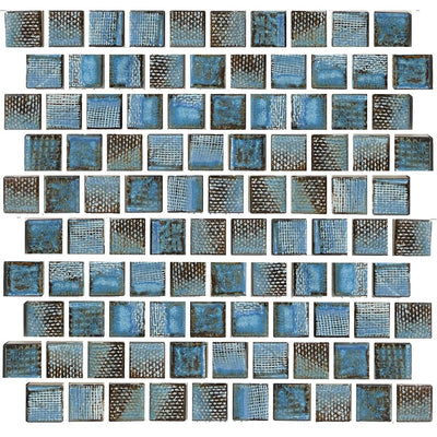 Aspen Blue, 1-1/8" x 1-1/8" | TOKYO-102 | Porcelain Pool Tile