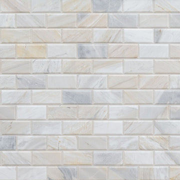 Athena Gold, Subway Stone Tile | Marble Kitchen and Bath Tile by MSI
