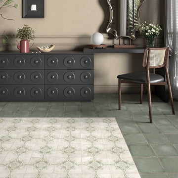 Atlantique-Saint-Michel Olive Porcelain Tile
