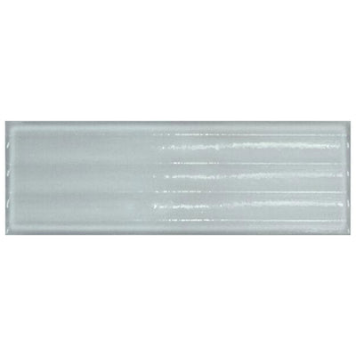 Azurro Fluted Glossy, 4" x 12" Porcelain Tile | Floor & Wall Tile