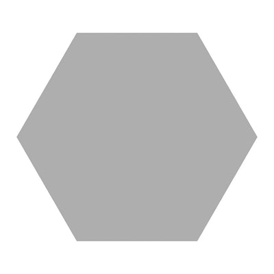Basic Silver, Hexagon Porcelain Tile | Floor & Wall Tile by IWT Tesoro