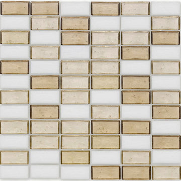 Bay, 1" x 2" Glass Mosaic Tile | E12BAYXXS | American Glass Mosaics