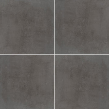 Beton Anthracite, 24" x 24" | 2CM Porcelain Pool Paver by MSI 