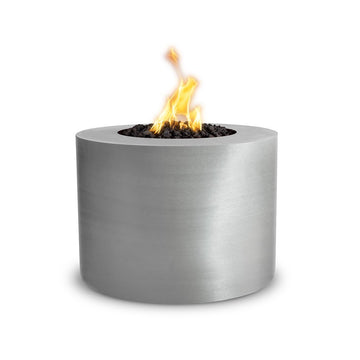 Beverly Round Fire Pit | Stainless Steel Fire Feature by The Outdoor Plus