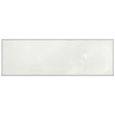 Bianco Block Glossy, 4" x 12" Porcelain Tile | Floor & Wall Tile