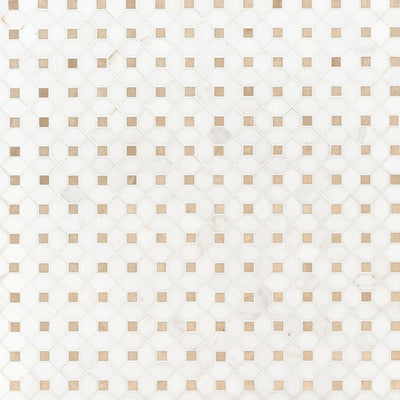 Bianco Dolomite Crema Dotty | Stone Tile for Kitchen and Bath