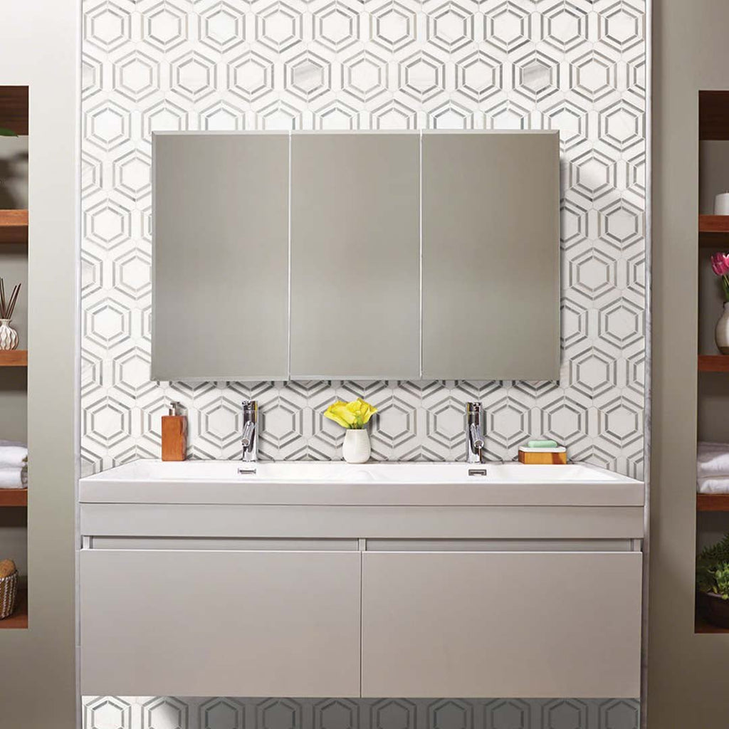 Bianco Dolomite Georama Grigio | Stone Tile for Kitchen and Bath