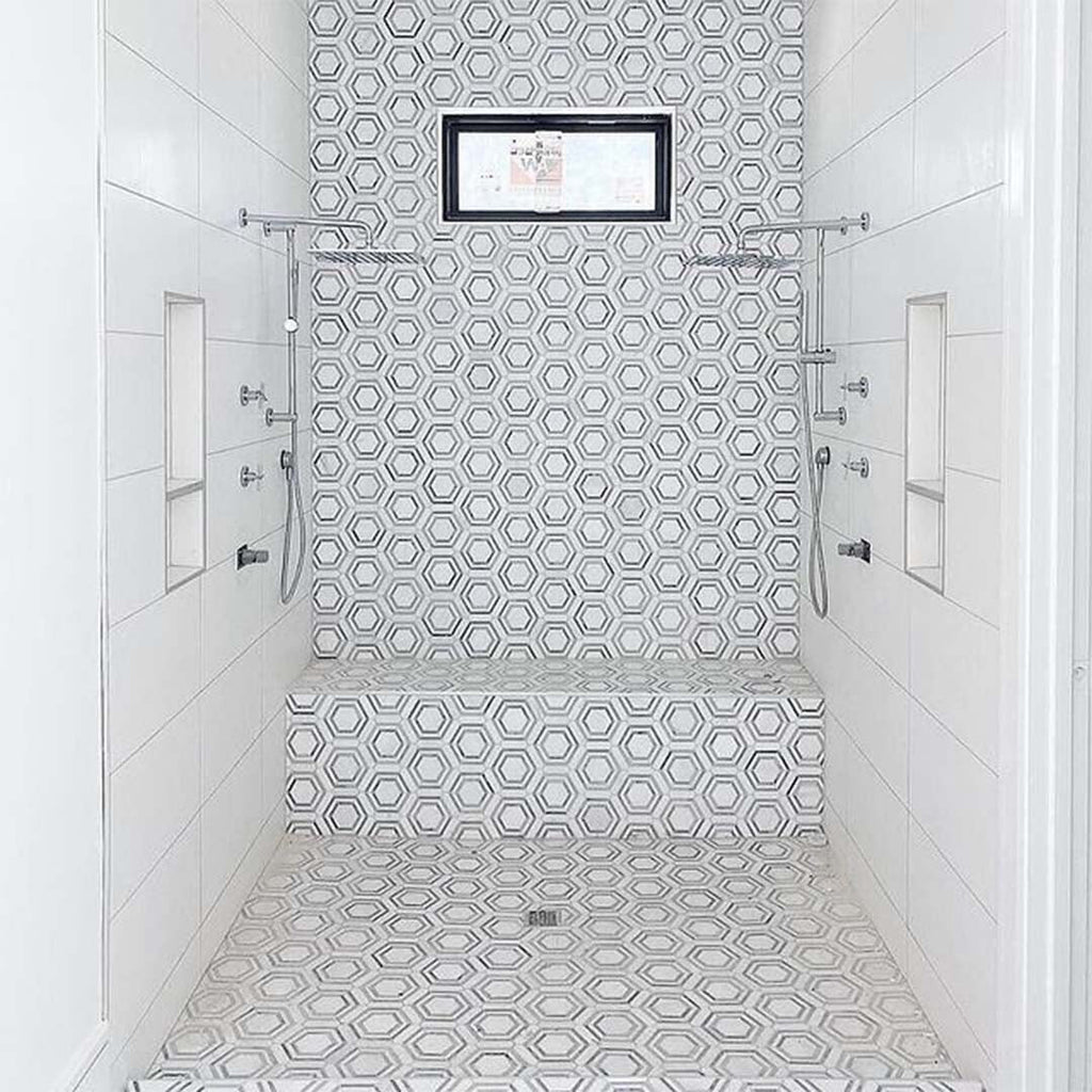 Bianco Dolomite Georama Grigio | Stone Tile for Kitchen and Bath