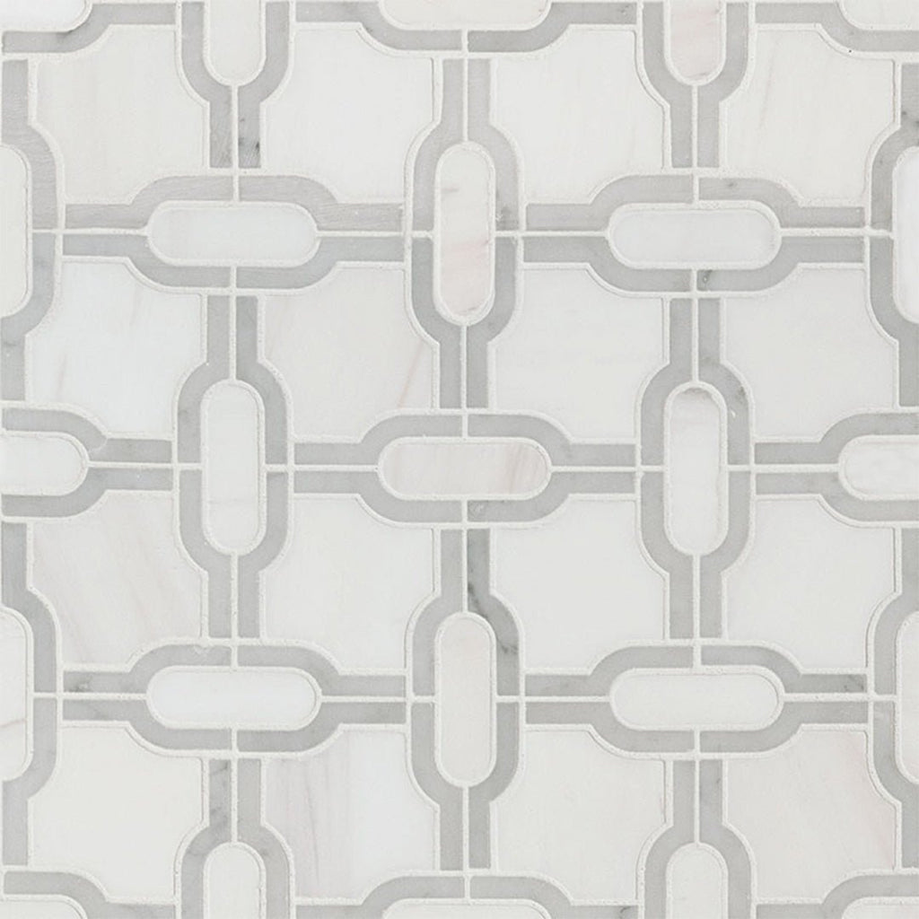 Bianco Dolomite Gridwork | Stone Tile for Kitchen and Bath
