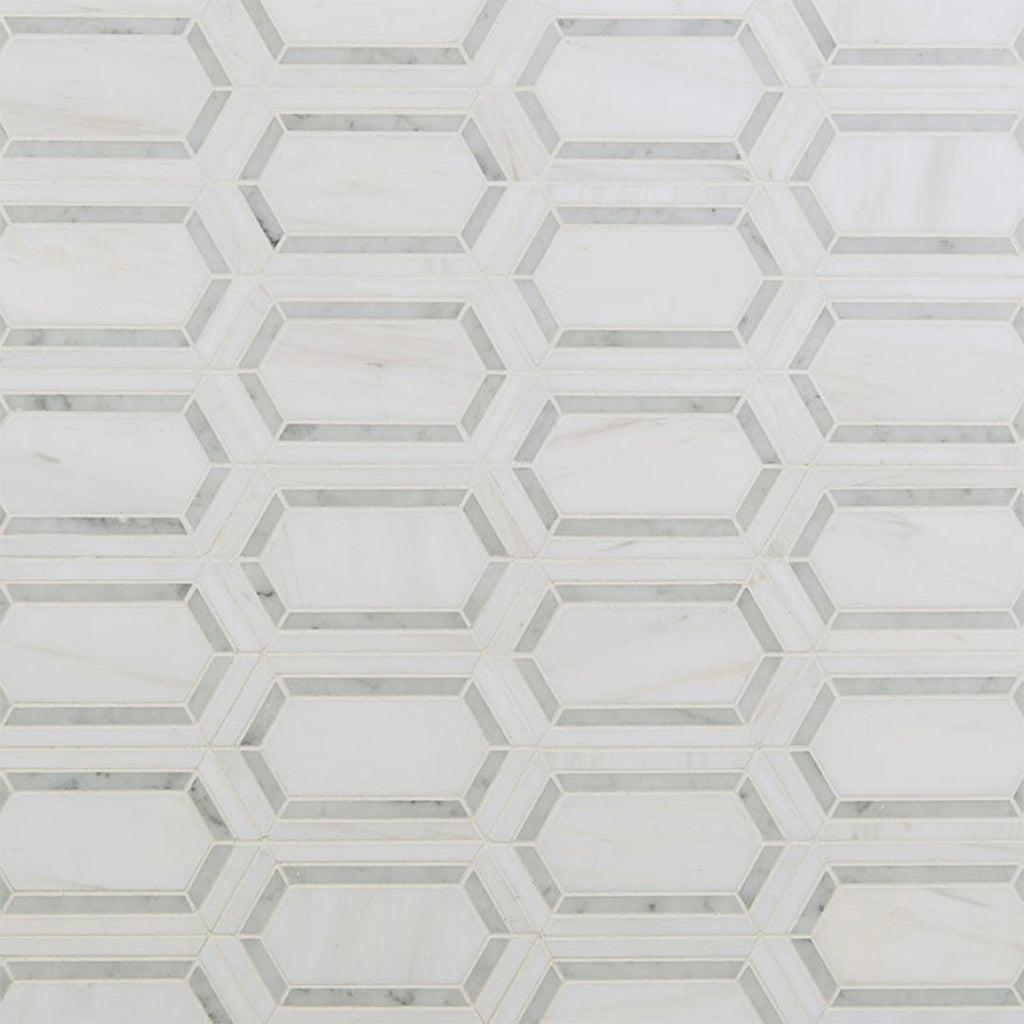 Bianco Dolomite Pavilion Picket | Stone Tile for Kitchen and Bath