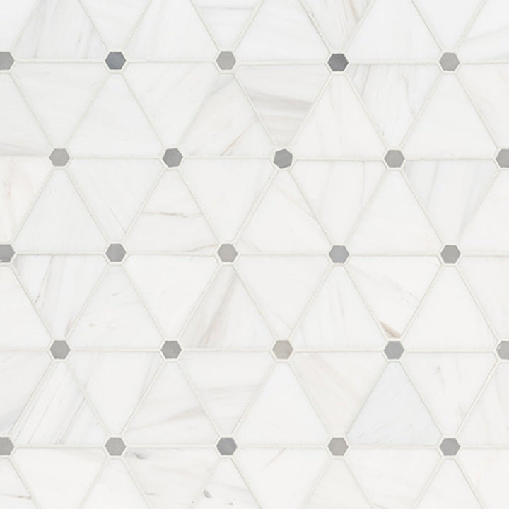 Bianco Dolomite Pinwheel | Natural Stone Tile for Kitchen and Bath
