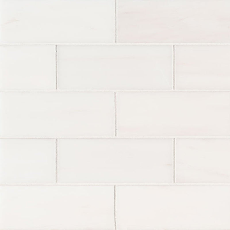 Bianco Dolomite Subway, 3" x 6" | Stone Tile for Kitchen & Bath
