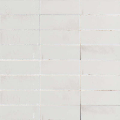 Bianco Glossy, 3" x 8" | EMCGLEEBIAN38 | Aquatica Porcelain Pool Tile