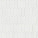 Bianco Glossy Ellipse - Glass Tile