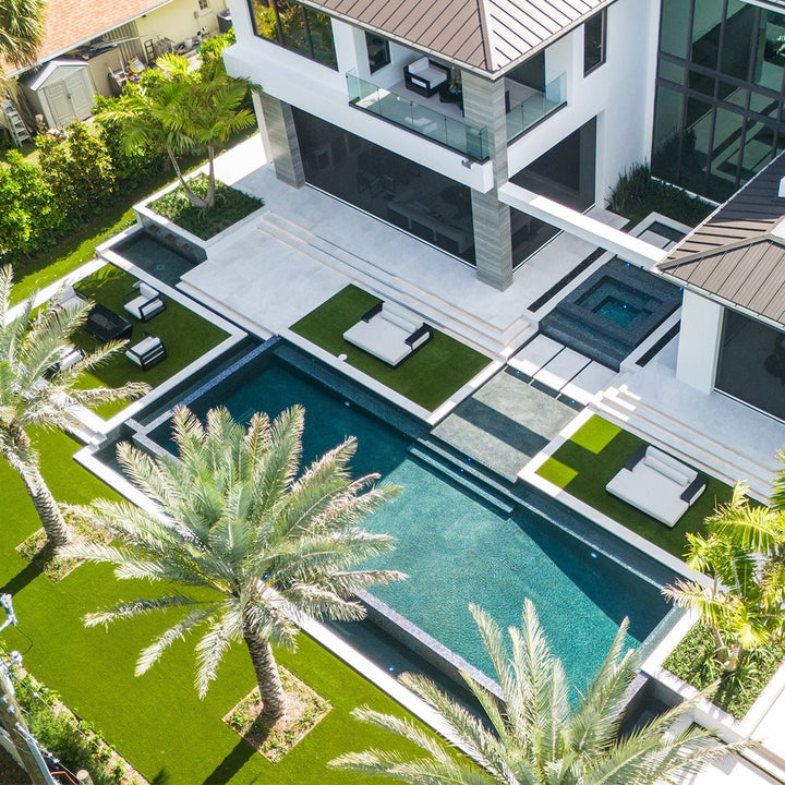 Black Iridescent, 1" x 1" | AURA BLACK | Vidrepur Mosaic Glass Tile