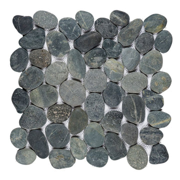 Black Sumatra, Pebble Tile | Pebbles Series | Natural Stone Mosaics