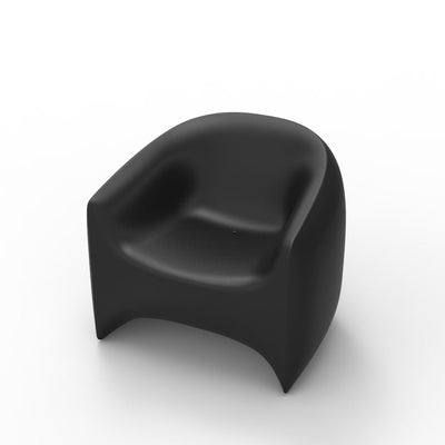 Blow Patio Lounge Chair by Vondom | Modern Outdoor Furniture - Black