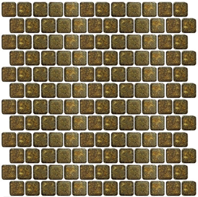 Bronze, 1" x 1" | PEB-167 | Fujiwa Porcelain Pool Tile