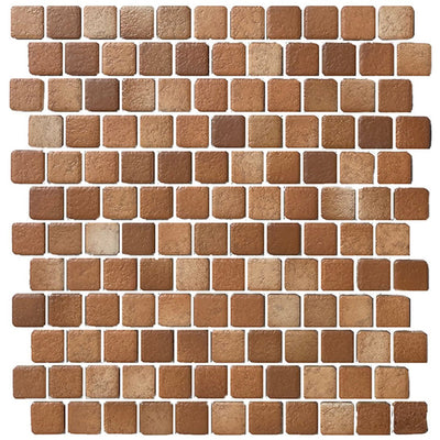 Brown, 1" x 1" | PAD-172 | Fujiwa Porcelain Pool Tile