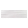 Buteo White Glossy Tide Deco, 5" x 16" - Ceramic Tile