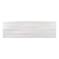 Buteo White Matte Tide Deco, 5" x 16" - Ceramic Tile