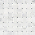 Calacatta Cressa Basketweave - Stone Tile