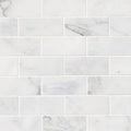Calacatta Cressa White Subway, 2" x 4" - Stone Tile