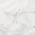 Calacatta Cressa White Subway, 4" x 12" - Stone Tile