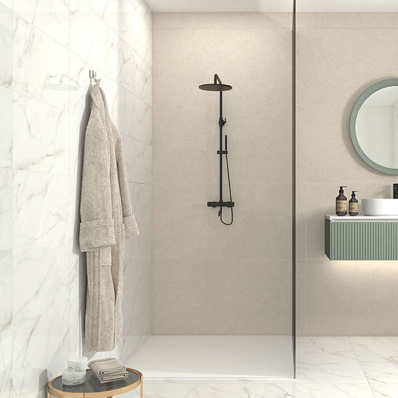 Calacatta Lucca Matte, 24" x 48" | Porcelain Floor & Wall Tile by MSI