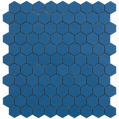 Candy Ether, Hexagon Mosaic Tile | Glass Pool Tile by Vidrepur