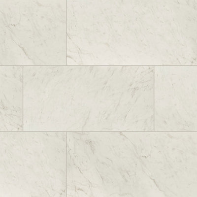 Carrara Bianco Polished, 12" x 24" | Porcelain Tile by MSI