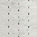 Carrara White Marbella Diamond - Stone Tile