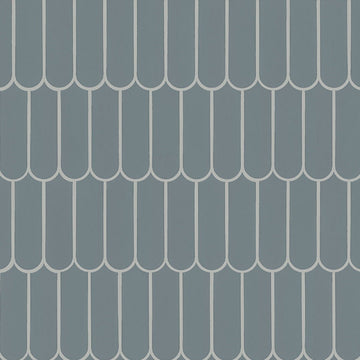 Cielo Azul Scallop Porcelain Tile | Bathroom & Kitchen Tile