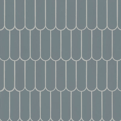 Cielo Azul Scallop Porcelain Tile | Bathroom & Kitchen Tile