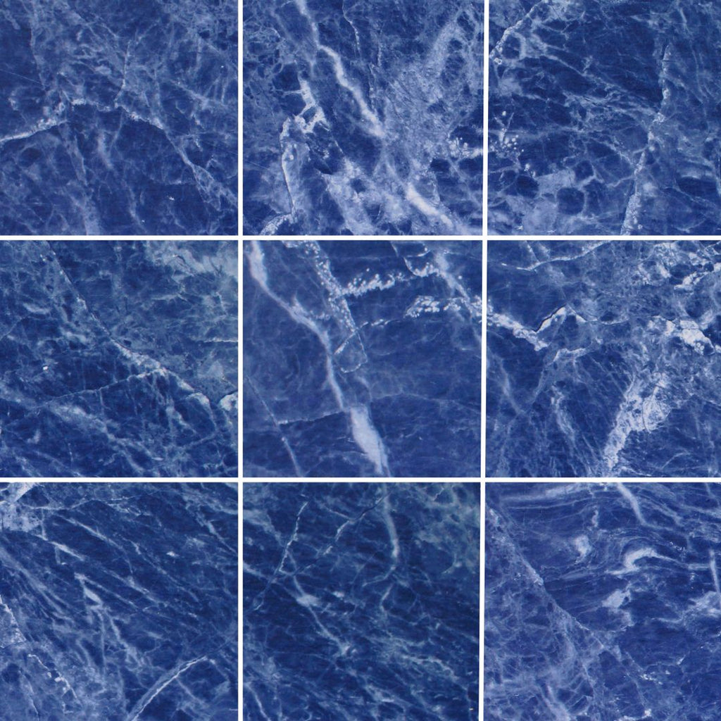 Cobalt Glossy, 6" x 6" Porcelain Tile | Pool Waterline Tile