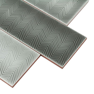 Collage Oxford Gray, 4" x 12" Ceramic Tile | Kitchen Backsplash Tile